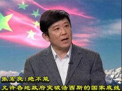 <b>张宏良:绝不能允许各地政府突破法西斯的国家底线</b>